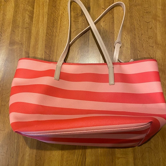 Kate Spade Vibrant Pink Striped Bag - Picture 2 of 4